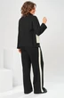 Костюм брючный 2-2840 чёрный + молочный Romanovich style фото 2