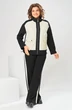 Костюм брючный 2-2840 чёрный + молочный Romanovich style фото 3