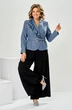 Костюм брючный 2-2879 деним Romanovich style фото 3
