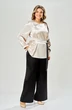 Костюм брючный 2-3003 жемчуг + чёрный Romanovich style фото 3