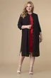 Костюм с платьем 3-2046 черный + красный Romanovich style