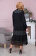 Костюм с платьем 3-2286 черный + мятный Romanovich style
