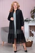 Костюм с платьем 3-2286 черный + мятный Romanovich style