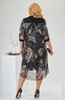 Костюм с платьем 3-2428 чёрный Romanovich style