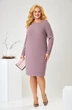 Костюм с платьем 3-2437 пыльно-розовый Romanovich style