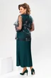 Костюм с платьем 3-2789 изумруд Romanovich style фото 2