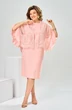 Костюм с платьем 3-2930 персиковый Romanovich style