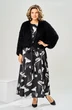 Костюм с платьем 3-2997 чёрный + цветы Romanovich style фото 3