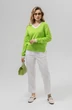 Джемпер РВ0157-ХЛ2 салатовый + белый Romgil фото 4