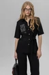 Блузка РТ0150-ЛЕ4 черный Romgil