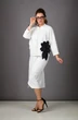 Костюм с юбкой 1178-1 молочный Rosheli фото 3