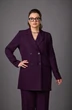 Костюм брючный 1187 баклажан Rosheli фото 3