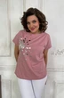 Футболка 2037 розовый к.р Rumoda