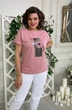 Футболка 2054 розовый к.р Rumoda