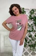 Футболка 2054 розовый к.р Rumoda