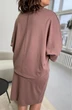 Костюм с юбкой 2093 коричневый Rumoda