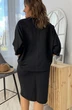 Костюм с юбкой 2093 черный Rumoda