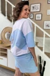 Костюм с шортами 2134 голубой Rumoda