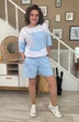 Костюм с шортами 2134 голубой Rumoda