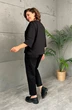 Костюм брючный 2136 черный Rumoda