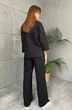 Спортивный костюм 2144 черный Rumoda