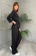Спортивный костюм 2144 черный Rumoda