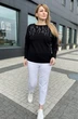 *Джемпер 2152 черный дл.р. Rumoda