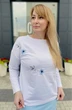 Джемпер 2156 белый  дл.р. Rumoda