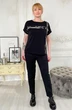Футболка 2196 черный Rumoda