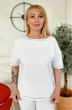 Футболка 2220 зеленый + белый Rumoda