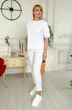 Футболка 2220 розовый + белый Rumoda