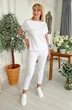 Футболка 2221 голубой + белый Rumoda