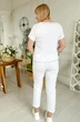 Футболка 2221 розовый + белый Rumoda