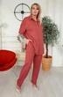 Костюм брючный 2223 терракотовый Rumoda