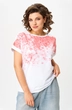 Джемпер 2258 розовый + белый Rumoda