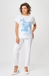 Футболка 2259 голубой + белый Rumoda