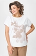 Футболка 2259 капучино + белый Rumoda