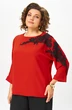 Блузка 2277 дл. р. красный Rumoda