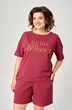 Костюм с шортами 2293 бордовый Rumoda фото 3