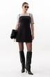 Платье 5641 черный SILVERSPICE