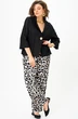 Костюм брючный 11332 черный леопард SOVA фото 3