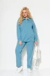 Костюм брючный 2060 голубой STEFANY