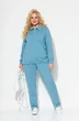 Костюм брючный 2060 голубой STEFANY