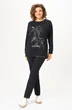 Спортивный костюм 2061-2 черный STEFANY