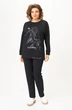 Спортивный костюм 2061-2 черный STEFANY фото 3