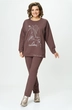 Костюм брючный 2061-2 шоколад STEFANY