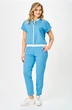 Спортивный костюм 2080-1 голубой STEFANY