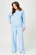 Костюм брючный 2100 небесно-голубой STEFANY фото 3