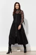 Костюм с платьем 1015 + 1019 черный SUNDRESS