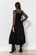 Костюм с платьем 1015 + 1019 черный SUNDRESS